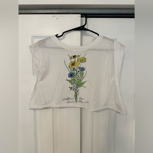 Urban Outfitters White Crop top